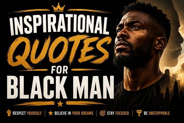 Inspirational Quotes for Black Man