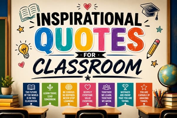 Inspirational Quotes for Classroom