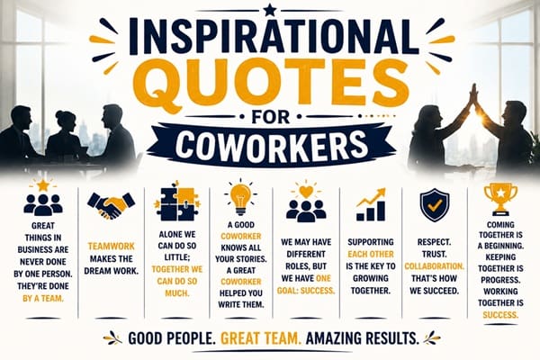 Inspirational Quotes for Coworkers