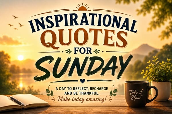 Inspirational Quotes for Sunday