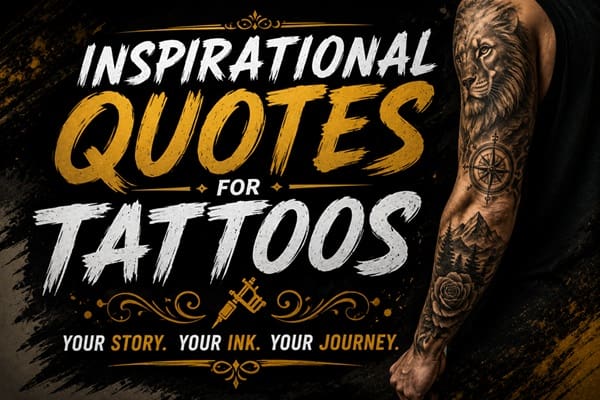Inspirational Quotes for Tattoos