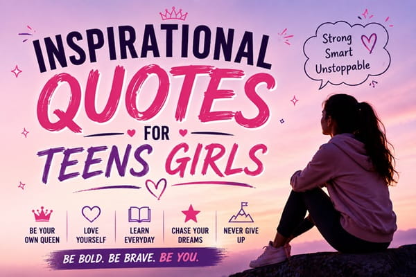 Inspirational Quotes for Teen Girls
