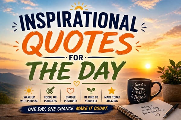Inspirational Quotes for the Day
