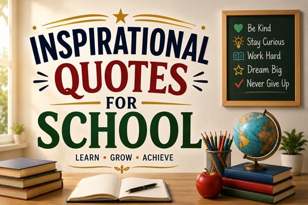 Inspirational Quotes for School