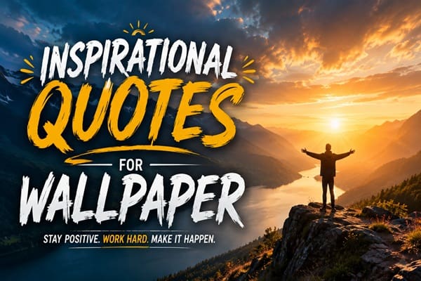 Inspirational Quotes for Wallpaper