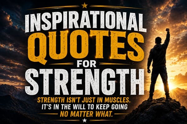 Inspirational Quotes for Strength
