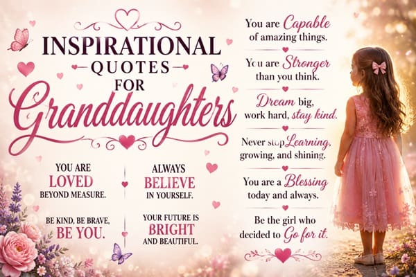 Inspirational Quotes for Granddaughters