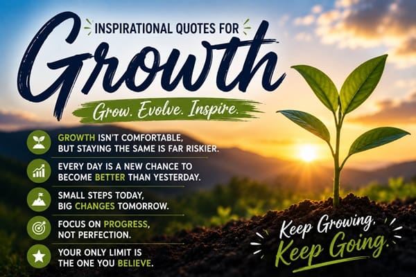 Inspirational Quotes for Growth