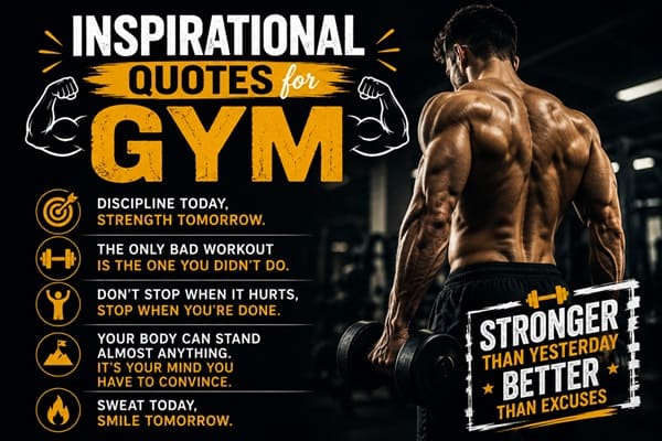 Inspirational Quotes for Gym