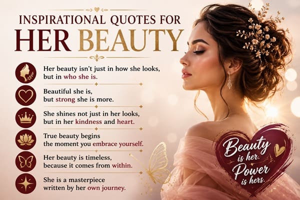 Inspirational Quotes for Her Beauty