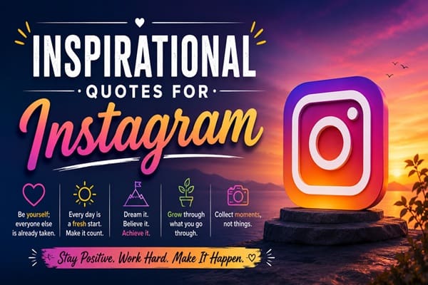 Inspirational Quotes for Instagram