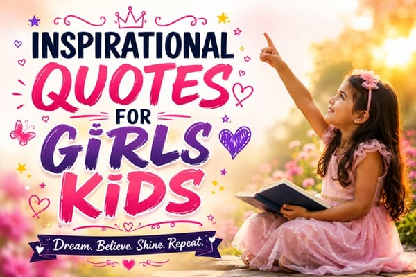 Inspirational Quotes for Girls Kids