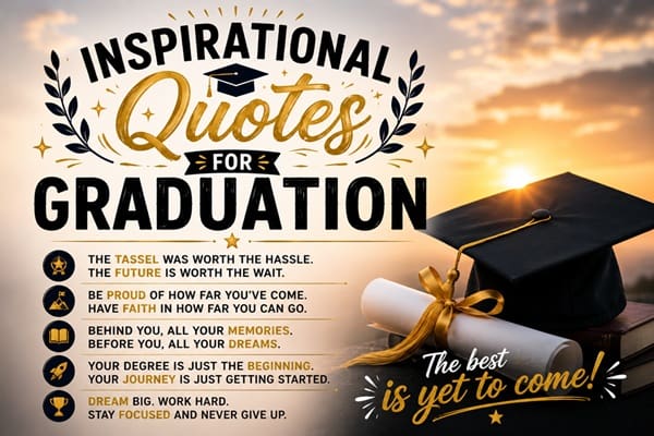 Inspirational Quotes for Graduation
