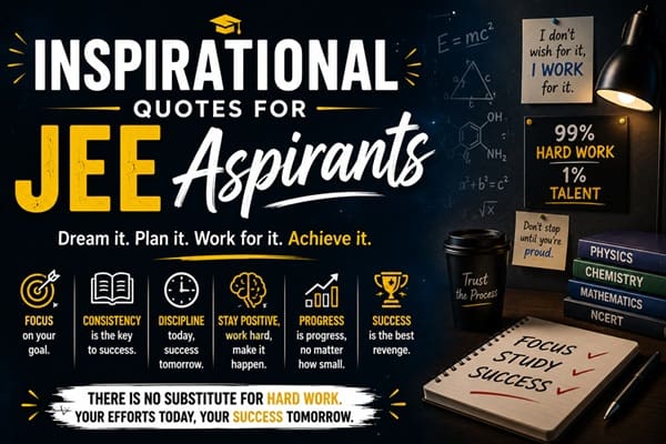 Inspirational Quotes for JEE Aspirants