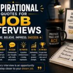 Inspirational Quotes for Job Interviews