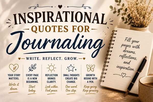 Inspirational Quotes for Journaling