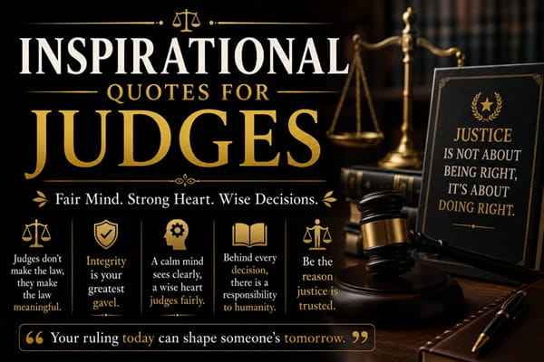 Inspirational Quotes for Judges