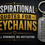Inspirational Quotes for Keychains