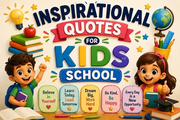 Inspirational Quotes for Kids School