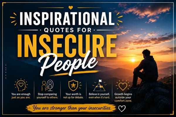 Inspirational Quotes for Insecure People