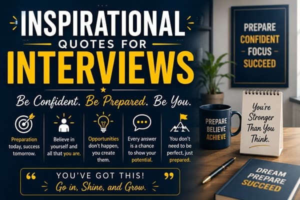 Inspirational Quotes for Interviews